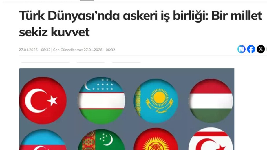 “Milliyet” qəzeti: Türk dövlətlərinin müdafiə sahəsində əməkdaşlığı uzunmüddətli perspektiv üçün nəzərdə tutulur