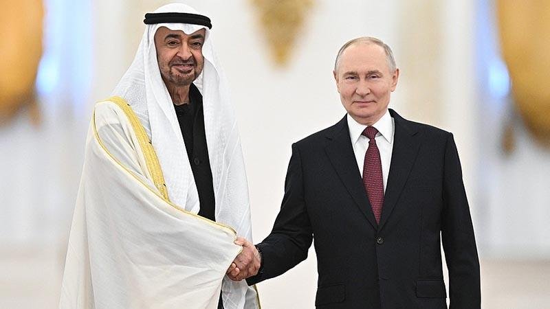 Putin ile BAE Devlet Başkanı Al Nahyan’ın görüşmesi başladı