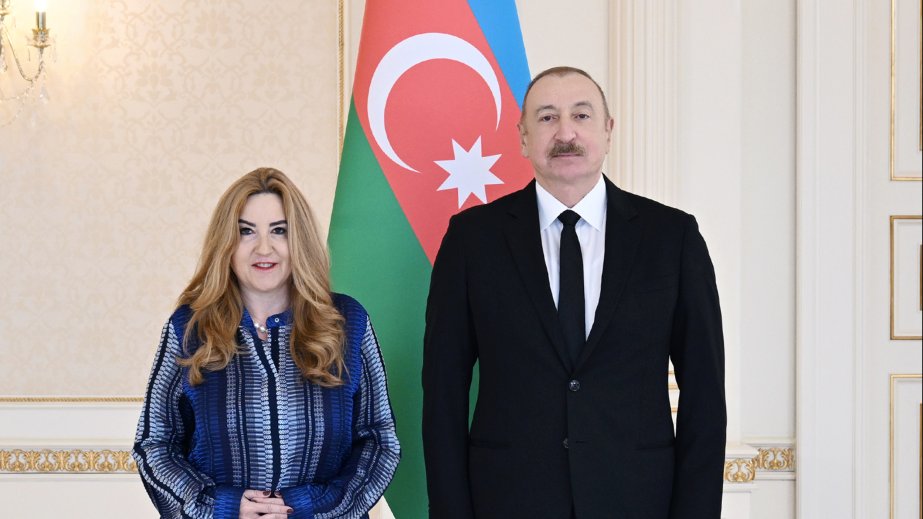 Prezident İlham Əliyev Yunanıstanın ölkəmizdə yeni təyin olunmuş səfirinin etimadnaməsini qəbul edib