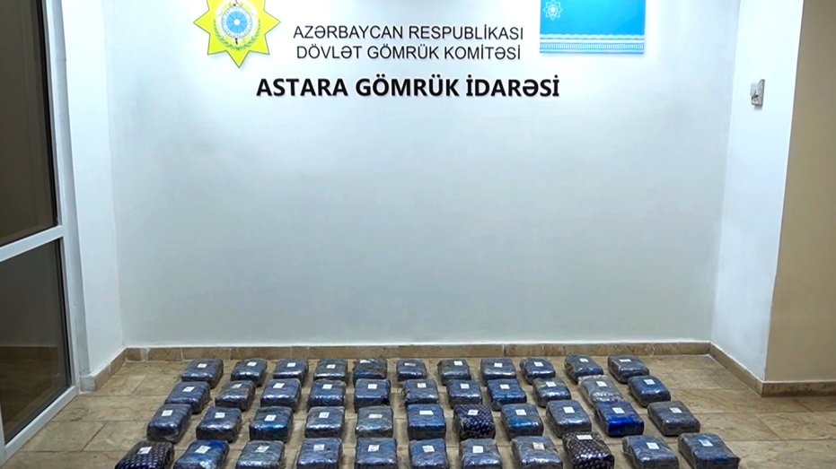 Külli miqdarda narkotik vasitənin Azərbaycandan tranzit keçirilməsinin qarşısını alıb