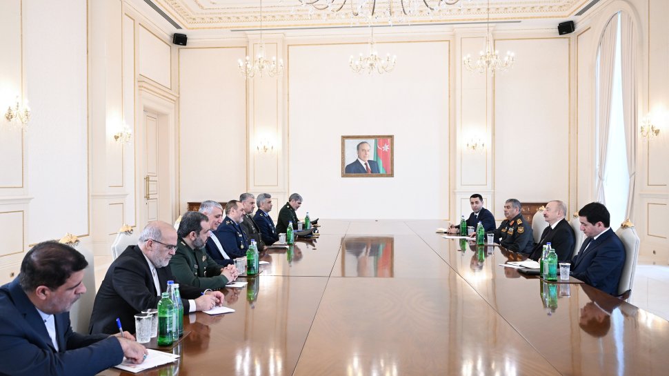 President Ilham Aliyev receives Iranian delegation led by Minister of Defence and Armed Forces Logistics