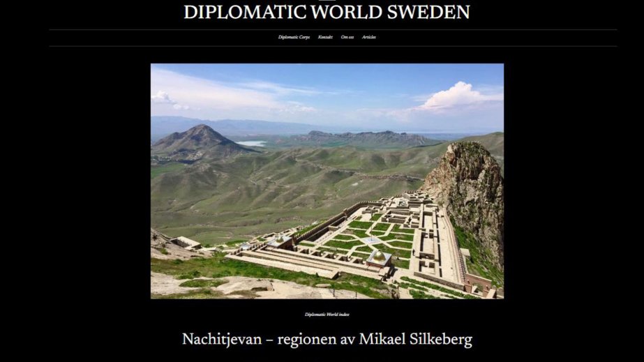 “Diplomatic World Sweden” nəşrində Naxçıvan haqqında sənədli film təqdim olunub