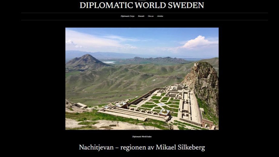 Diplomatic World Sweden publishes article on documentary about Nakhchivan