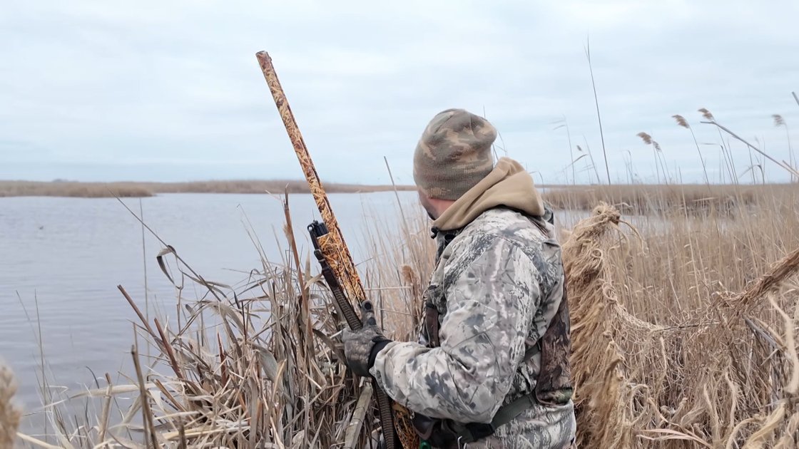 Təbiət qoynunda bir gün - Sarısu gölündə ovçularla bir yerdə