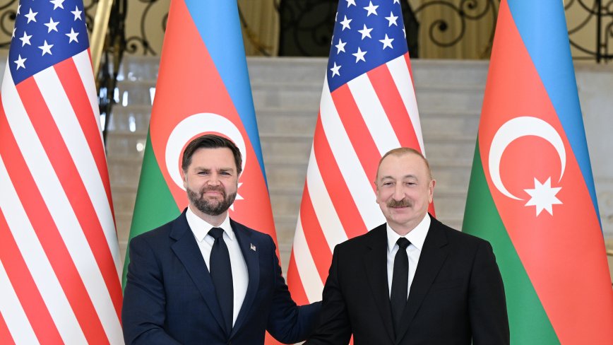 President of Azerbaijan Ilham Aliyev and U.S. Vice President James David Vance delivered press statements