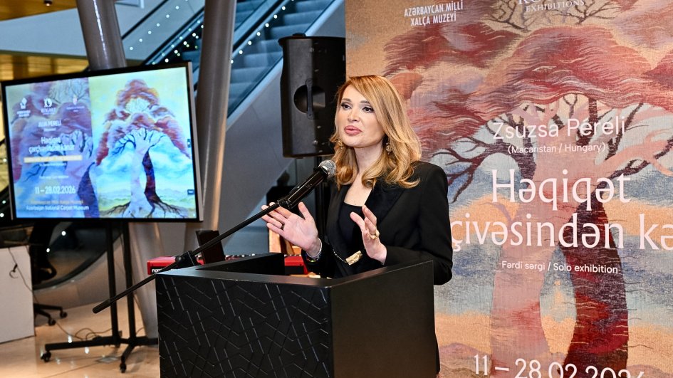 Milli Xalça Muzeyində Juja Perelinin “Həqiqət çərçivəsindən kənar” adlı fərdi sərgisi açılıb