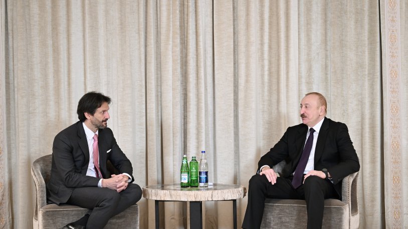 Prezident İlham Əliyev Münxendə Slovakiya Baş nazirinin müavini ilə görüşüb
