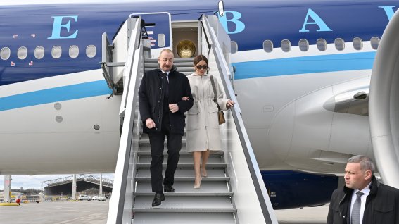 President Ilham Aliyev arrives in Germany