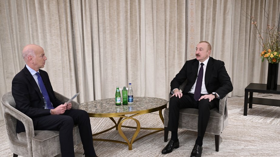 President Ilham Aliyev was interviewed by France 24 in Munich