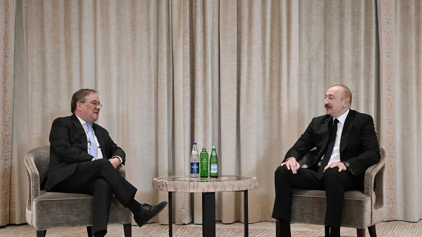 İlham Əliyev Münxendə Bundestaqın xarici siyasət komitəsinin sədri ilə görüşüb