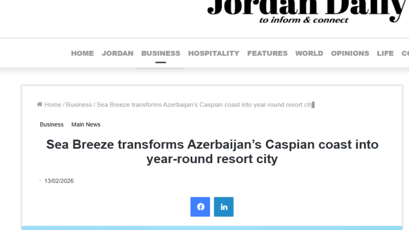 Jordan Daily highlights Azerbaijan’s hospitality traditions