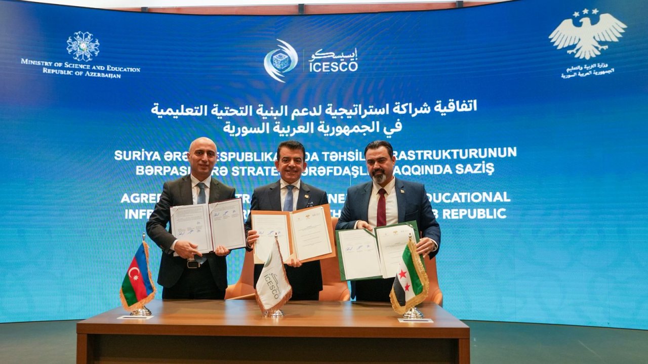 Azərbaycan Suriyada 10-a yaxın yeni məktəb tikəcək