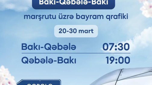 “Azərbaycan Dəmir Yolları” Novruz və Ramazan bayramlarında əlavə qatar reysləri təyin edəcək