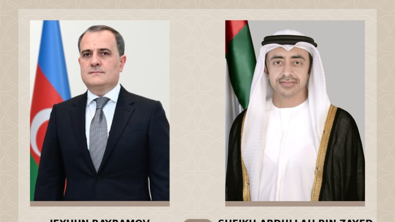 Azərbaycan və BƏƏ XİN başçıları Yaxın Şərqdəki təhlükəsizlik vəziyyətini müzakirə etdilər