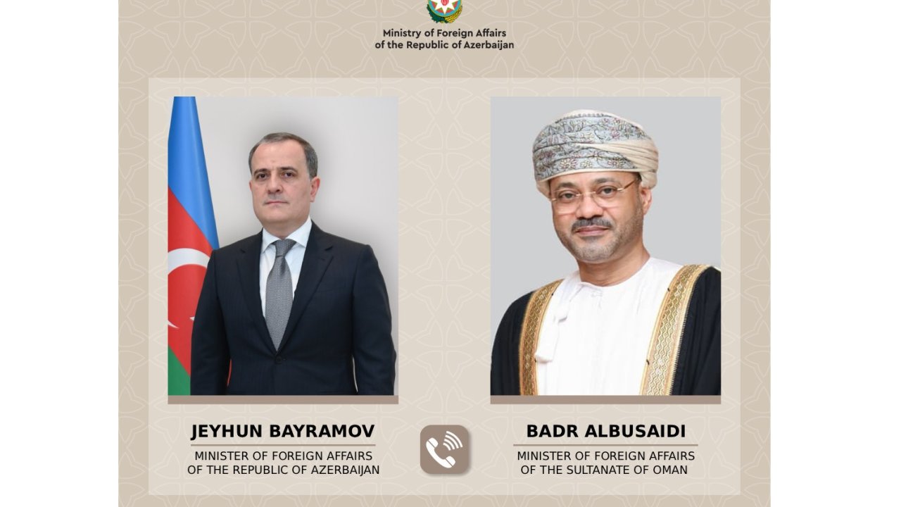 Ceyhun Bayramov omanlı həmkarı ilə regiondakı gərginliyi müzakirə etdi