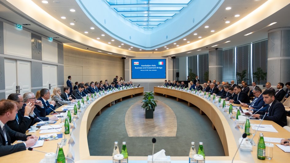 Azərbaycanla İtaliya arasında prioritet biznes sektorları üzrə əməkdaşlıq imkanları dəyərləndirilib