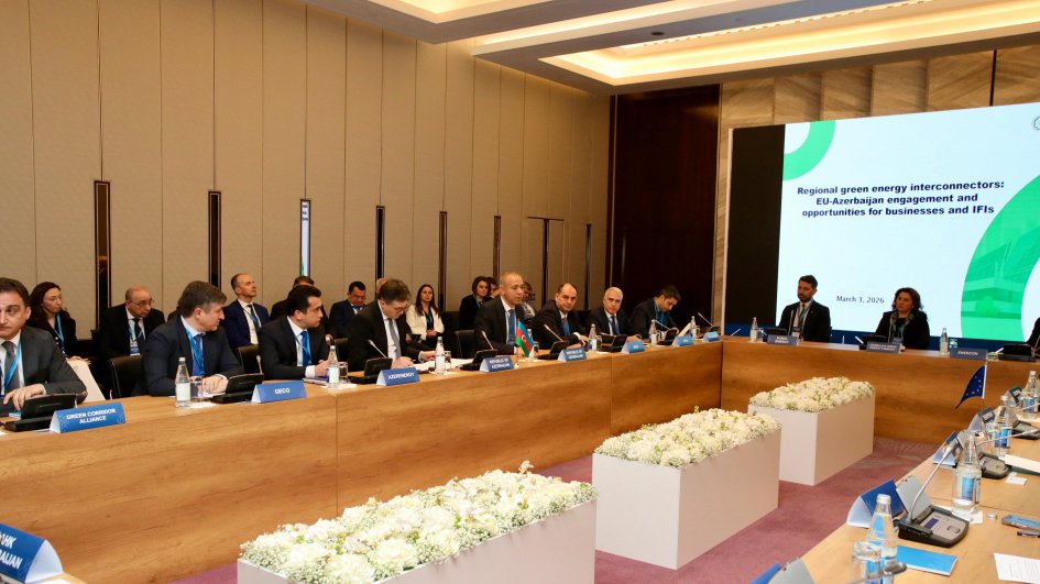 Baku hosts EU-Azerbaijan Green Connectivity Investment Roundtable