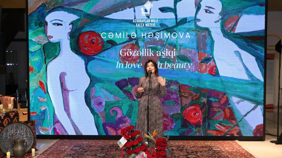 Solo exhibition “In Love with Beauty” by Jamila Hashimova opens at Azerbaijan National Carpet Museum