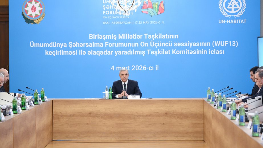 Təşkilat Komitəsinin növbəti iclasında WUF13-ə hazırlıq məsələlərinə dair məruzələr dinlənilib