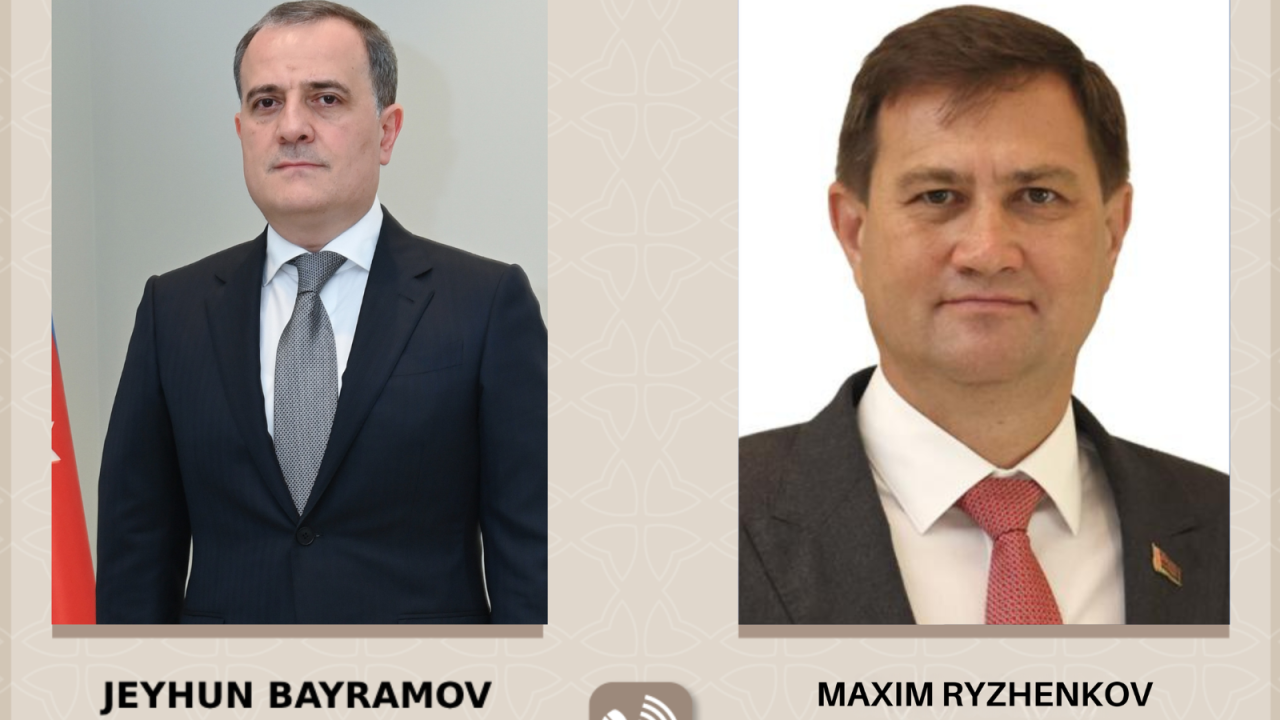 Ceyhun Bayramov belaruslu həmkarını İranın dron hücumu barədə məlumatlandırıb