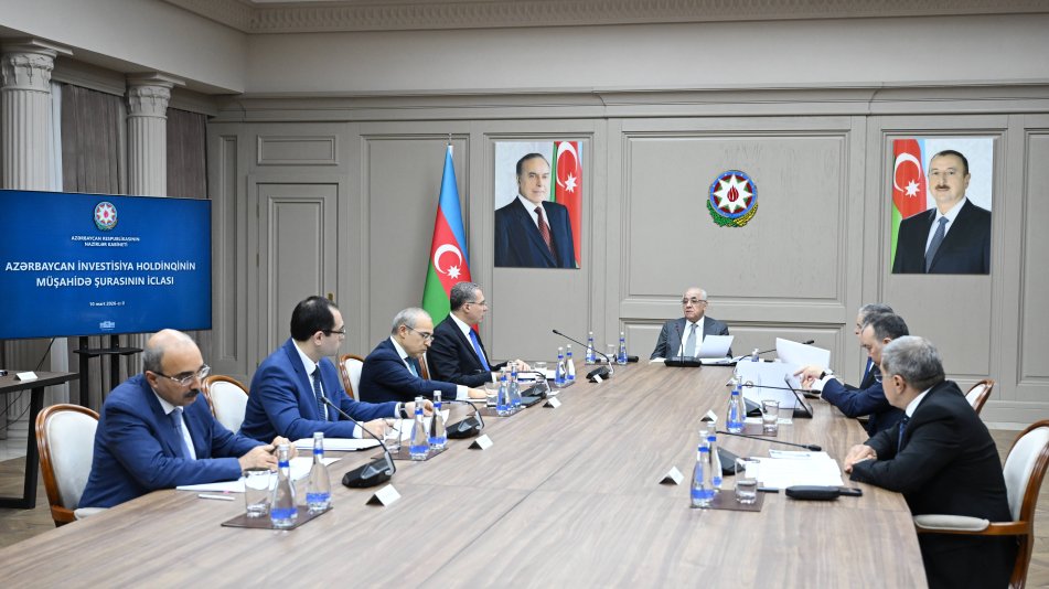 Azərbaycan İnvestisiya Holdinqinin Müşahidə Şurasının iclası keçirilib