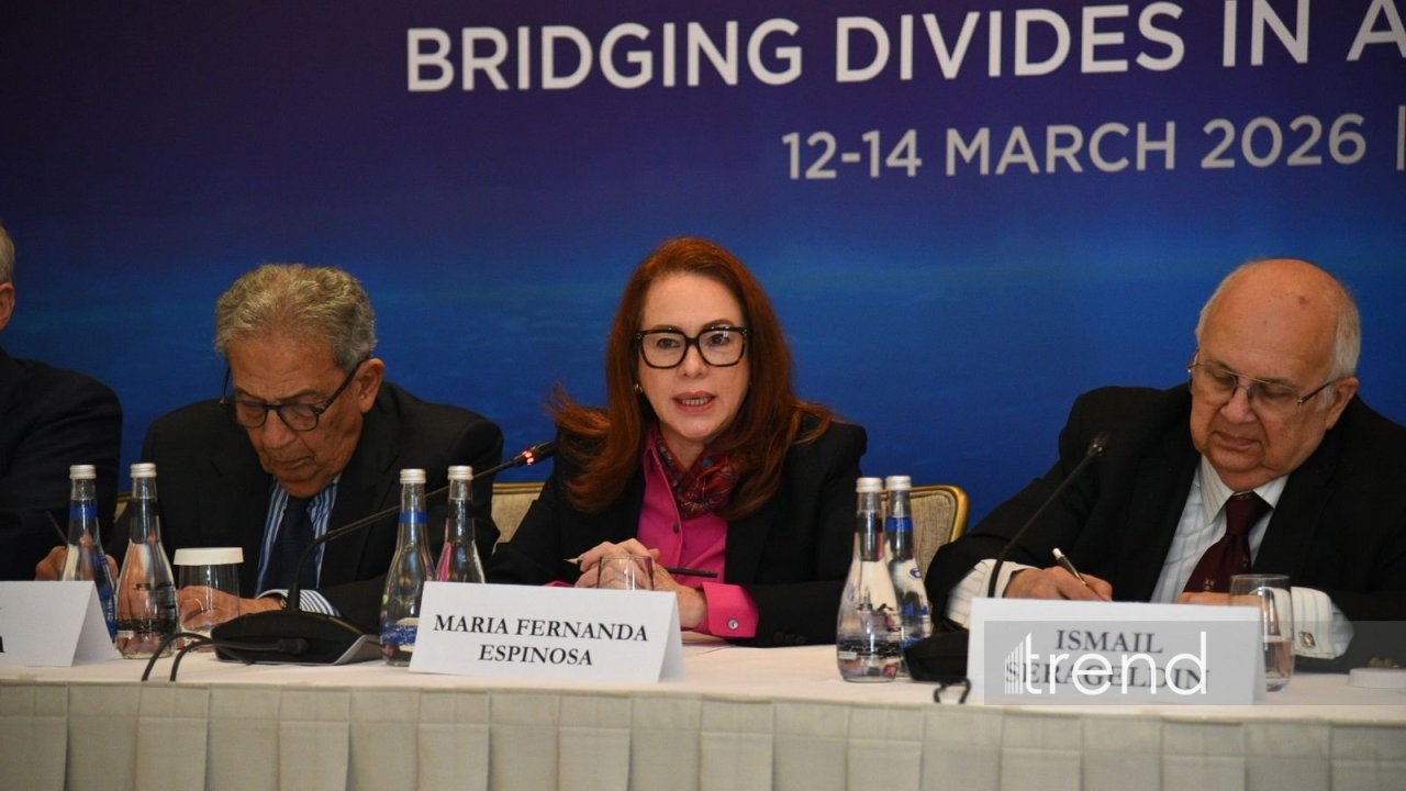 Qlobal Bakı Forumu yeni ideyalar üçün platformaya çevrilib - Mariya Fernanda Espinoza