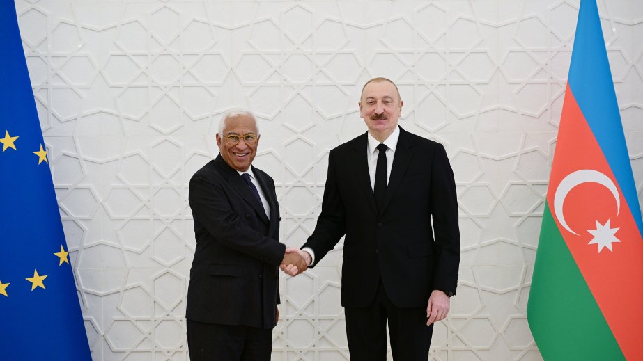 Azərbaycan Respublikasının Prezidenti İlham Əliyevlə Avropa Şurasının Prezidenti Antonio Koştanın birgə mətbuat bəyanatı