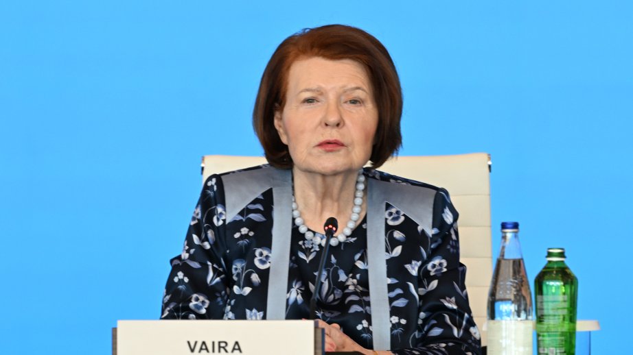 Vaira Vike-Freiberga says UN principles losing their effectiveness