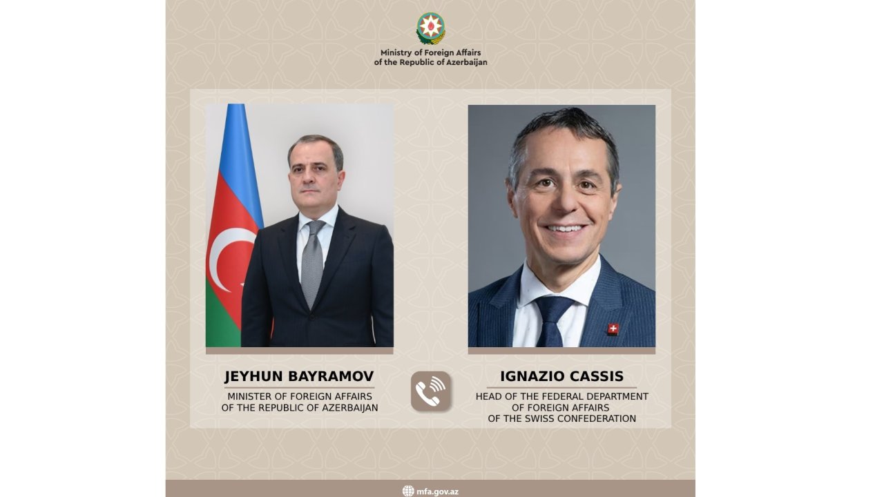 Azerbaijani, Swiss FM's discuss situation in Middle East