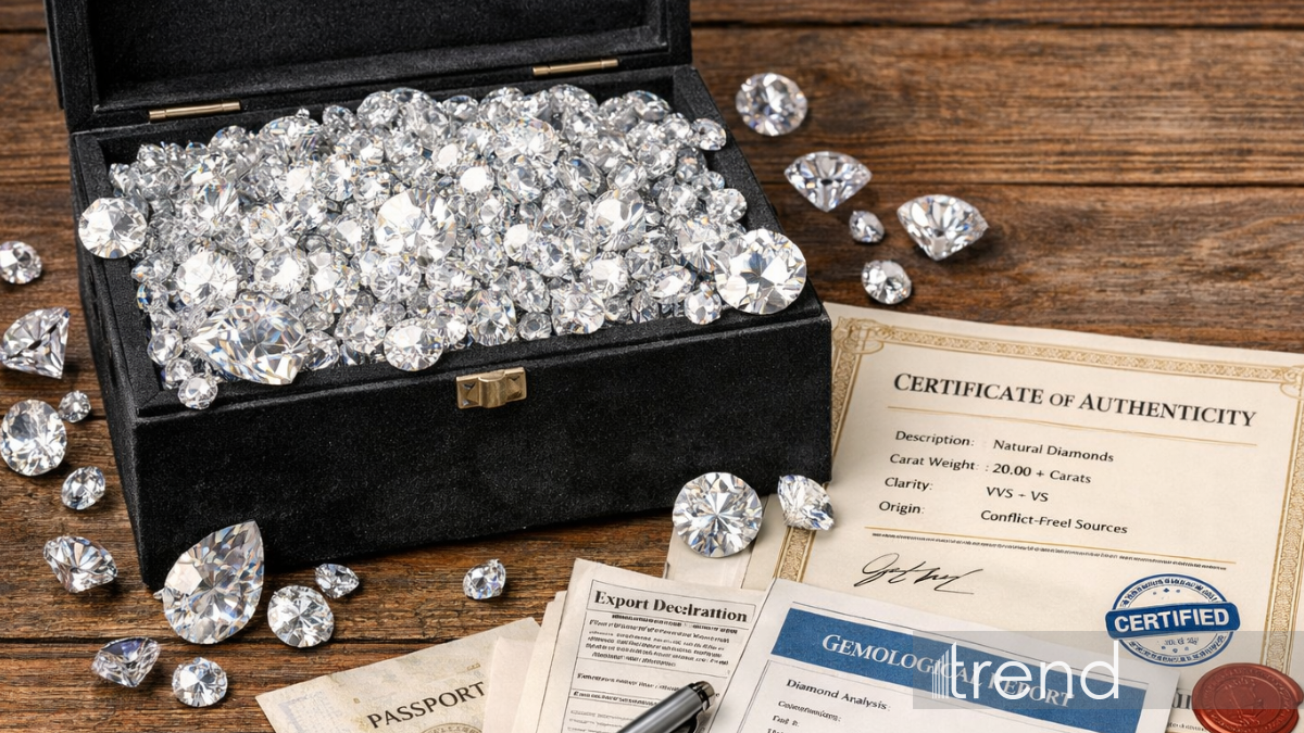 Almazın idxalı və ixracına görə cərimələr müəyyənləşdirilib