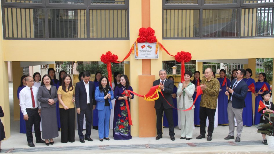 Azerbaijan opens new school building in Vietnam to support students affected by Typhoon Yagi