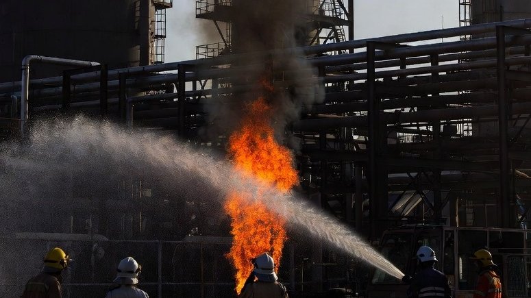 İran Küveytin iri neft emalı zavoduna zərbə endirib