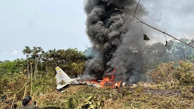 Kolombiya'da askeri nakliye uçağının düşmesi sonucu hayatını kaybedenlerin sayısı 66'ya yükseldi