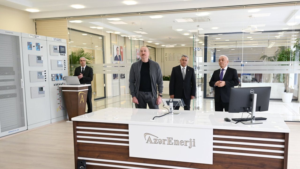 President Ilham Aliyev attends opening of "Absheron" Battery Energy Storage Center (PHOTO/VIDEO)