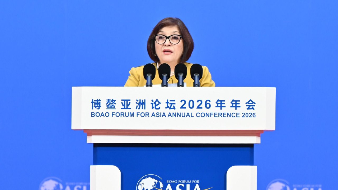 Milli Məclisin sədri Asiya üçün Boao Forumunda çıxış edib
