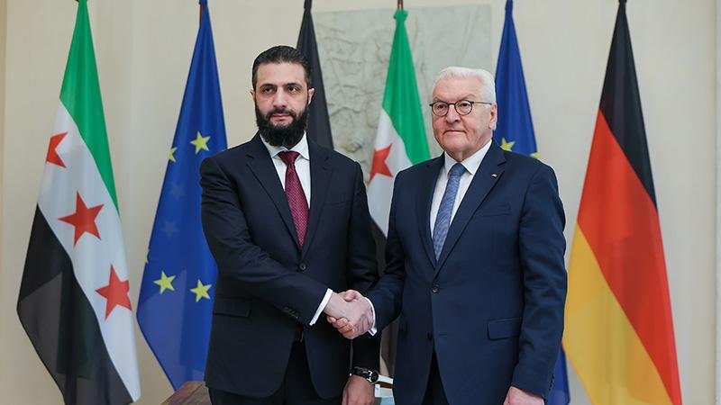 Suriye Cumhurbaşkanı Ahmed Şara, Almanya’da