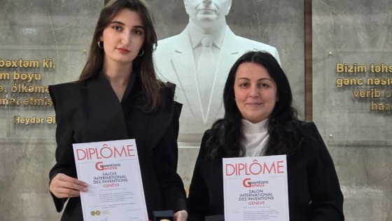 Baku Engineering University team wins gold and bronze medals in Geneva