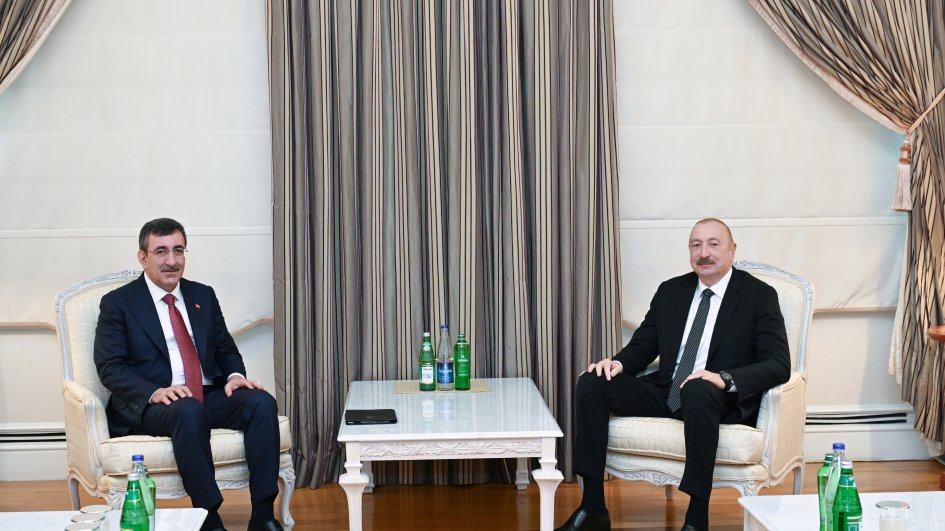 Prezident İlham Əliyev Türkiyənin Vitse-prezidentininin başçılıq etdiyi nümayəndə heyətini qəbul edib