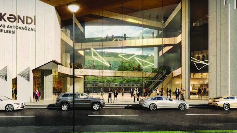 44 sütun və “V” forması: Xankəndi Dəmir Yolu Kompleksi belə olacaq