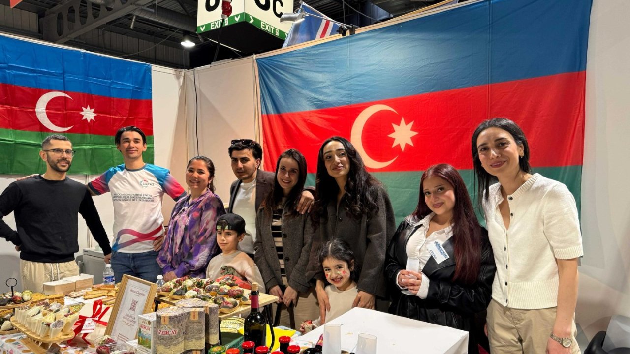 Lüksemburqda Azərbaycan stendinə böyük maraq olub