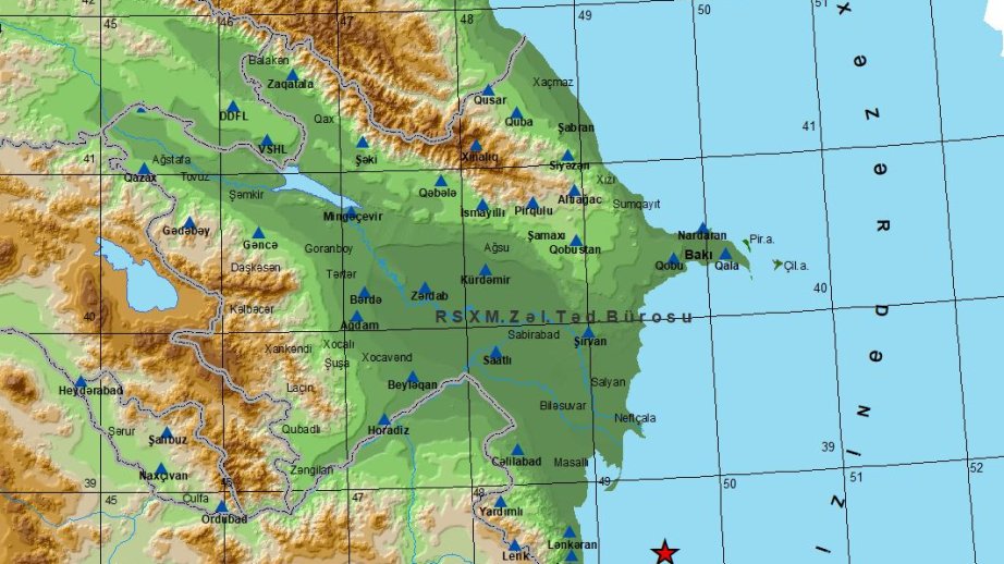 Magnitude 5.3 quake hits Caspian Sea