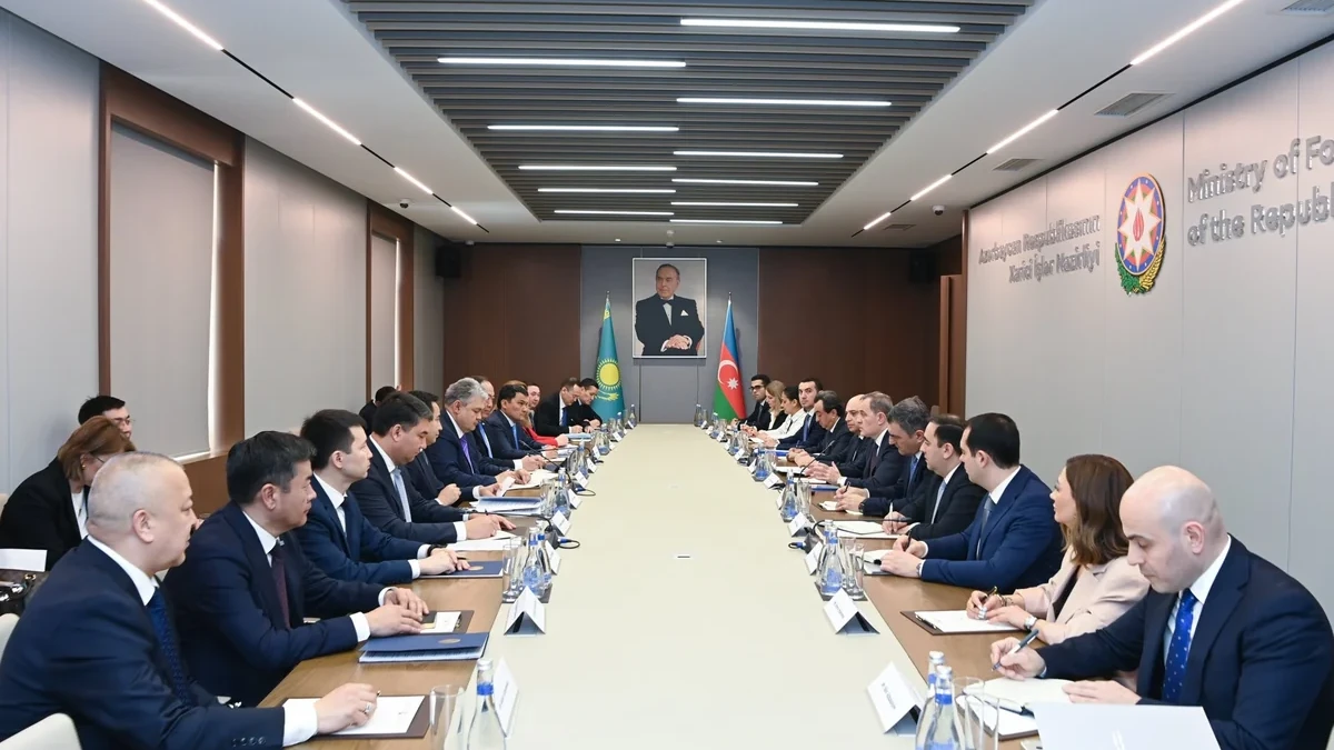 Azərbaycan və Qazaxıstan XİN başçıları arasında geniştərkibli görüş keçirilib - YENİLƏNİB-2