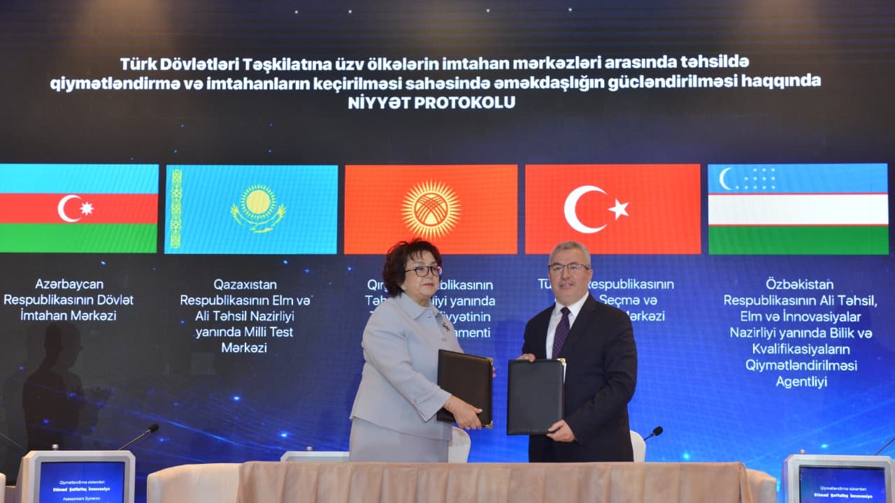 TDT ölkələrinin imtahan mərkəzlərinin arasında Niyyət Protokolu imzalanıb