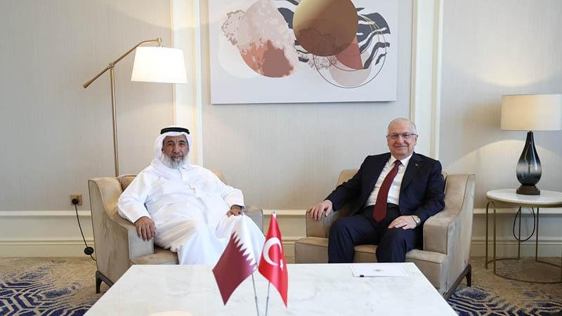 Nazir Güler, Qətərin Evkaf və Şəriət Naziri Al Ghanem ilə görüşdü