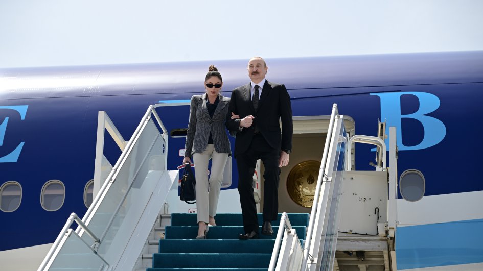 President of Azerbaijan Ilham Aliyev arrived in Türkiye for working visit
