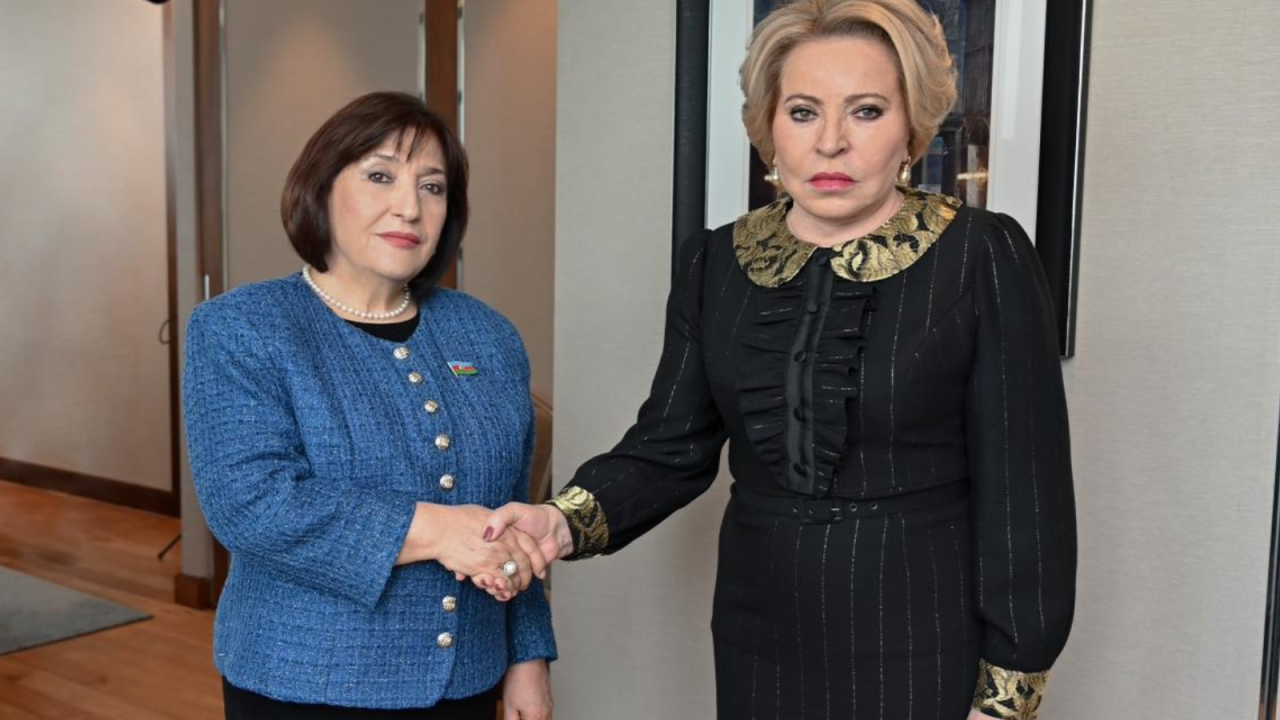 Sahibə Qafarova Valentina Matviyenko ilə görüşdü