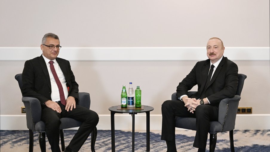 Prezident İlham Əliyevin Antalyada Şimali Kipr Prezidenti ilə görüşü olub