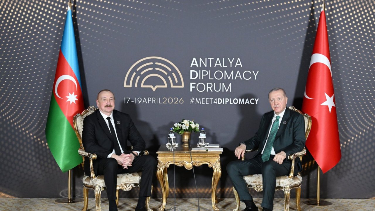 Antalyada Prezident İlham Əliyevlə Türkiyə Prezidenti Rəcəb Tayyib Ərdoğanın görüşü keçirilib (FOTO/VİDEO)