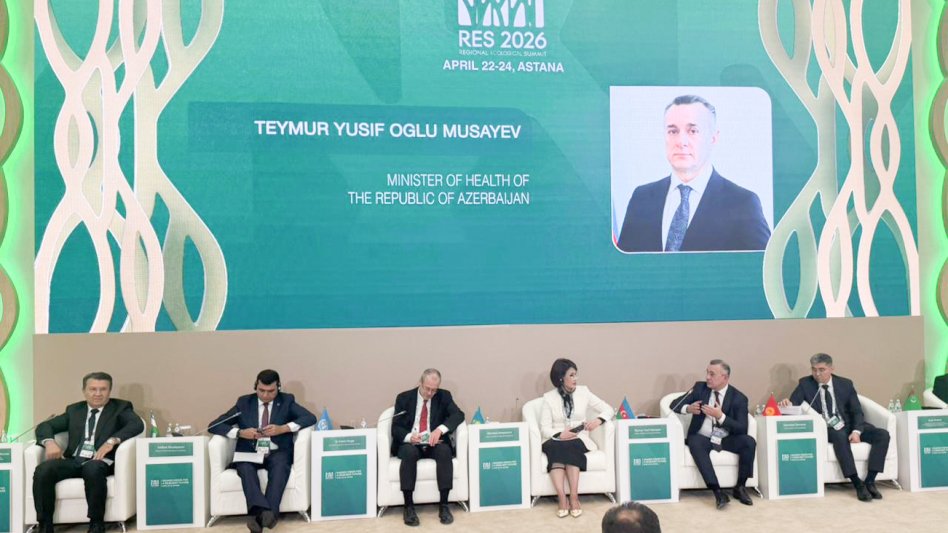 Azerbaijan’s Minister of Health attends Regional Ecological Summit 2026 in Astana