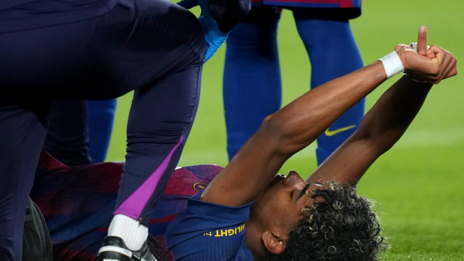 World Cup worry as Lamine Yamal injured while converting penalty in Barcelona’s win over Celta Vigo